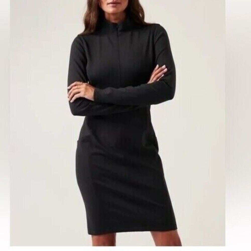 Athleta Delancey Dress‎ women's extra small black